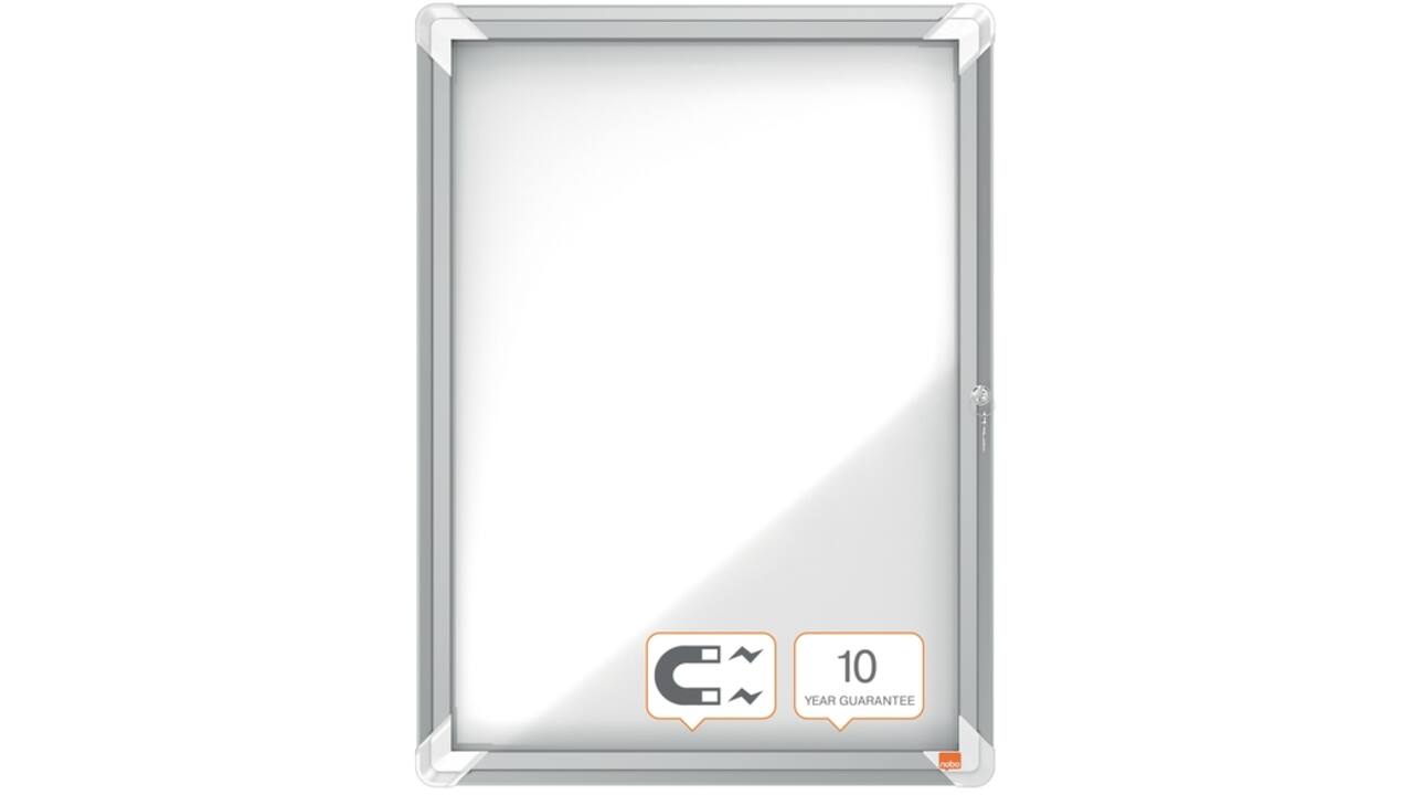 Binnenvitrine Nobo Premium Plus 4x A4 draaideur magnetisch