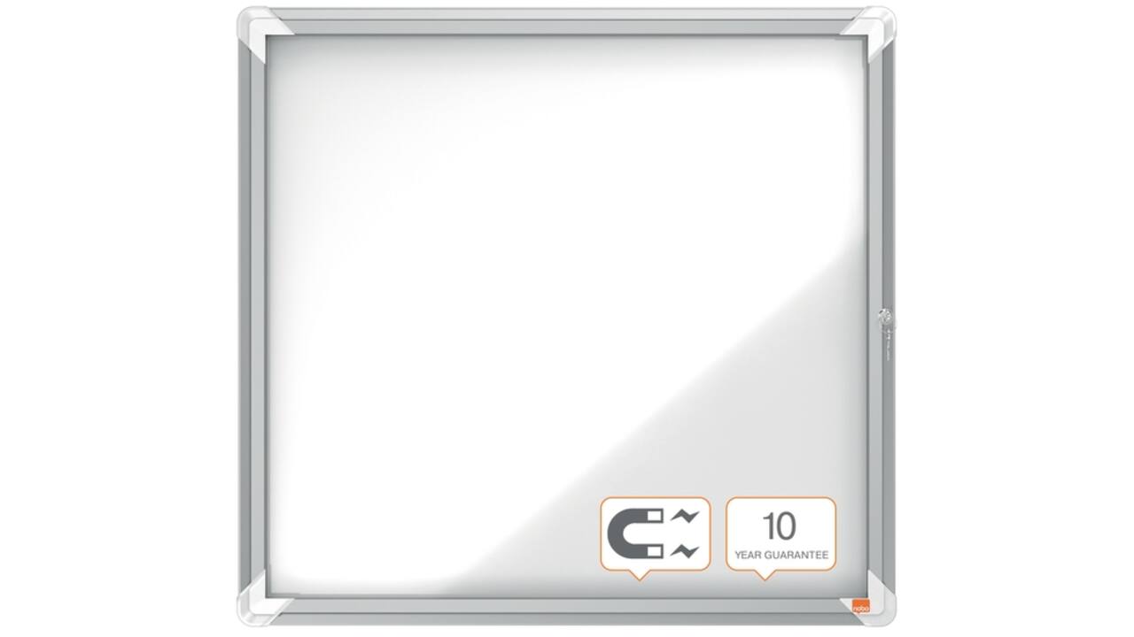 Binnenvitrine Nobo Premium Plus 6x A4 draaideur magnetisch