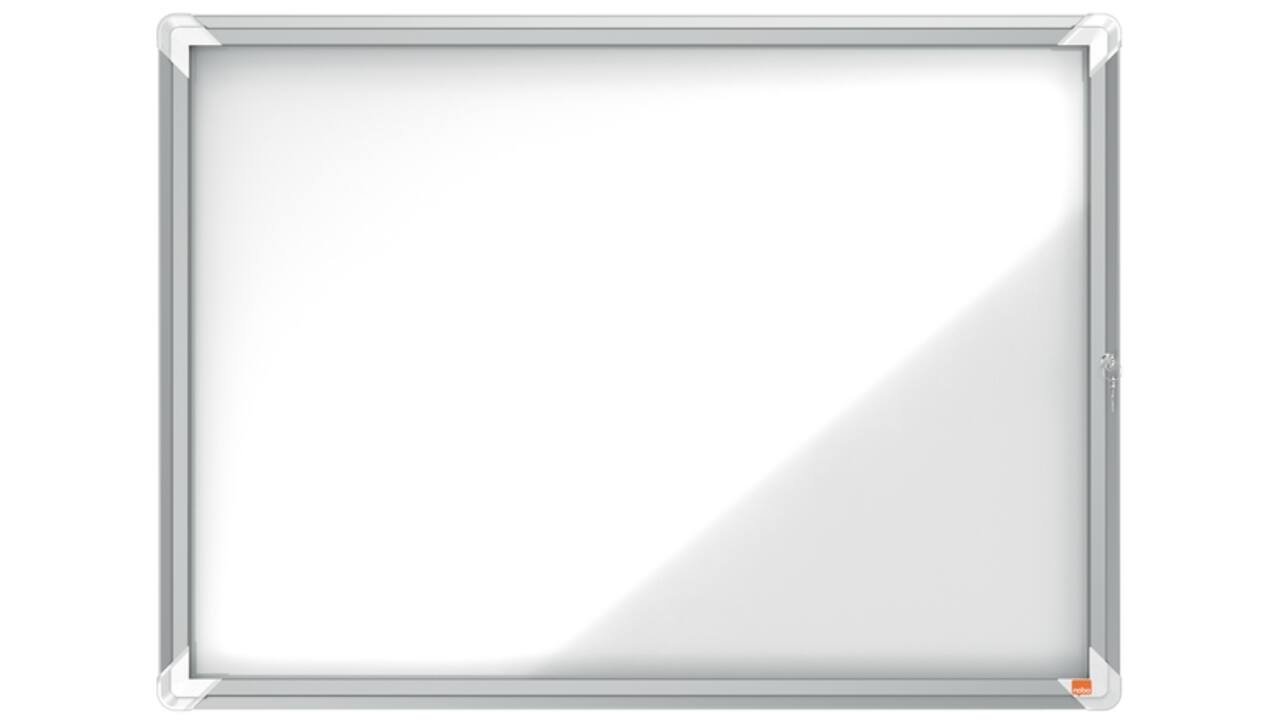 Buitenvitrine Nobo Premium Plus 8x A4 draaideur magnetisch
