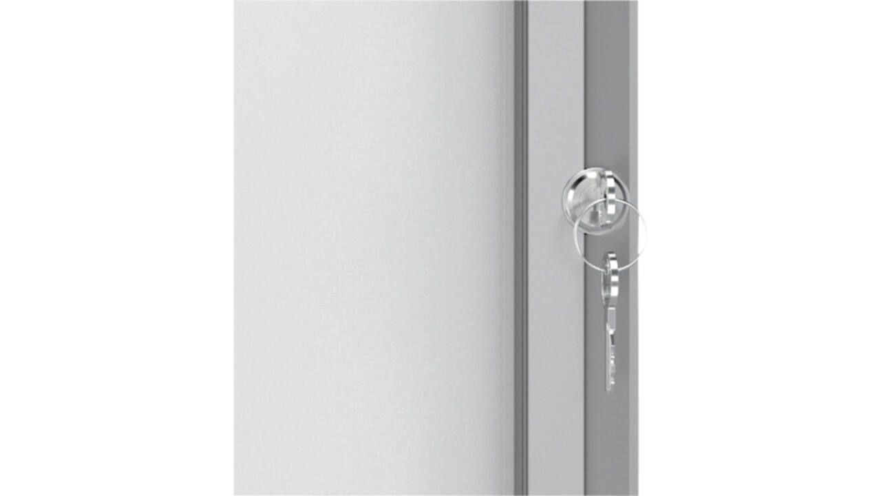 Buitenvitrine Nobo Premium Plus 9x A4 draaideur magnetisch
