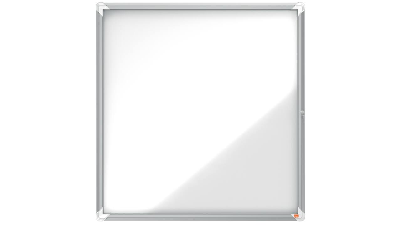 Buitenvitrine Nobo Premium Plus 12x A4 draaideur magnetisch