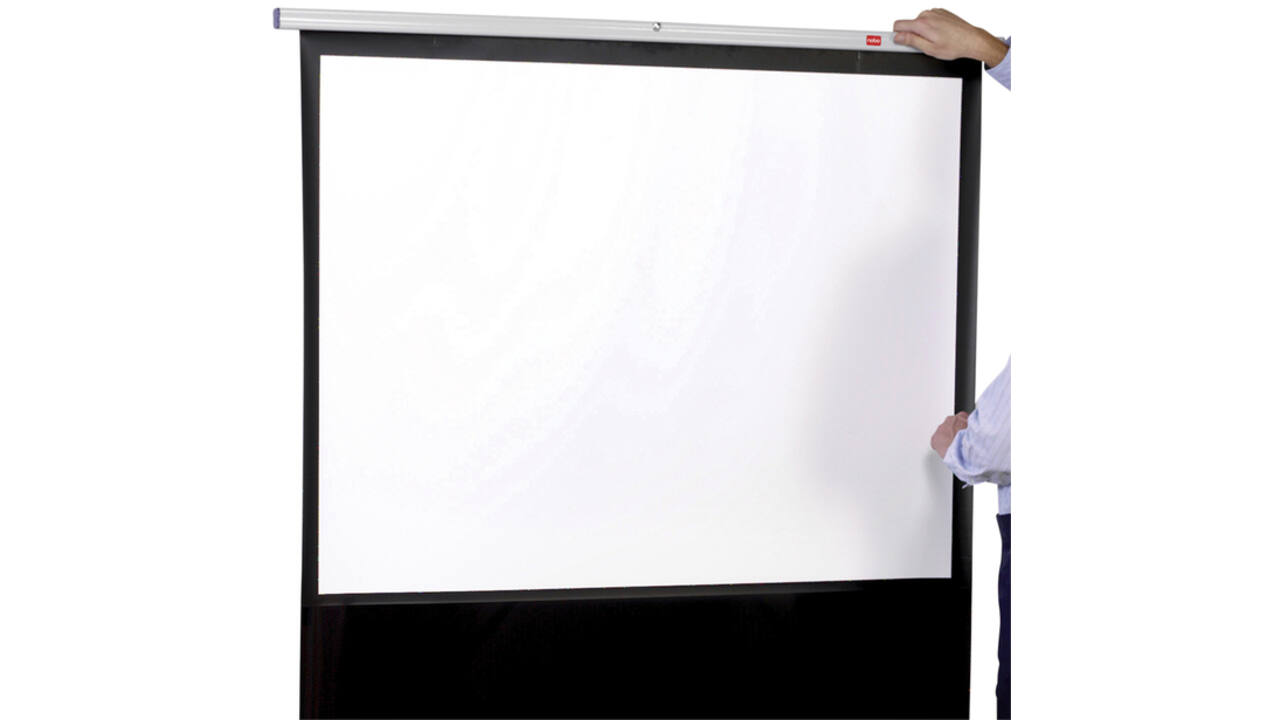 Projectiescherm Nobo draagbaar 162x122cm vloermodel