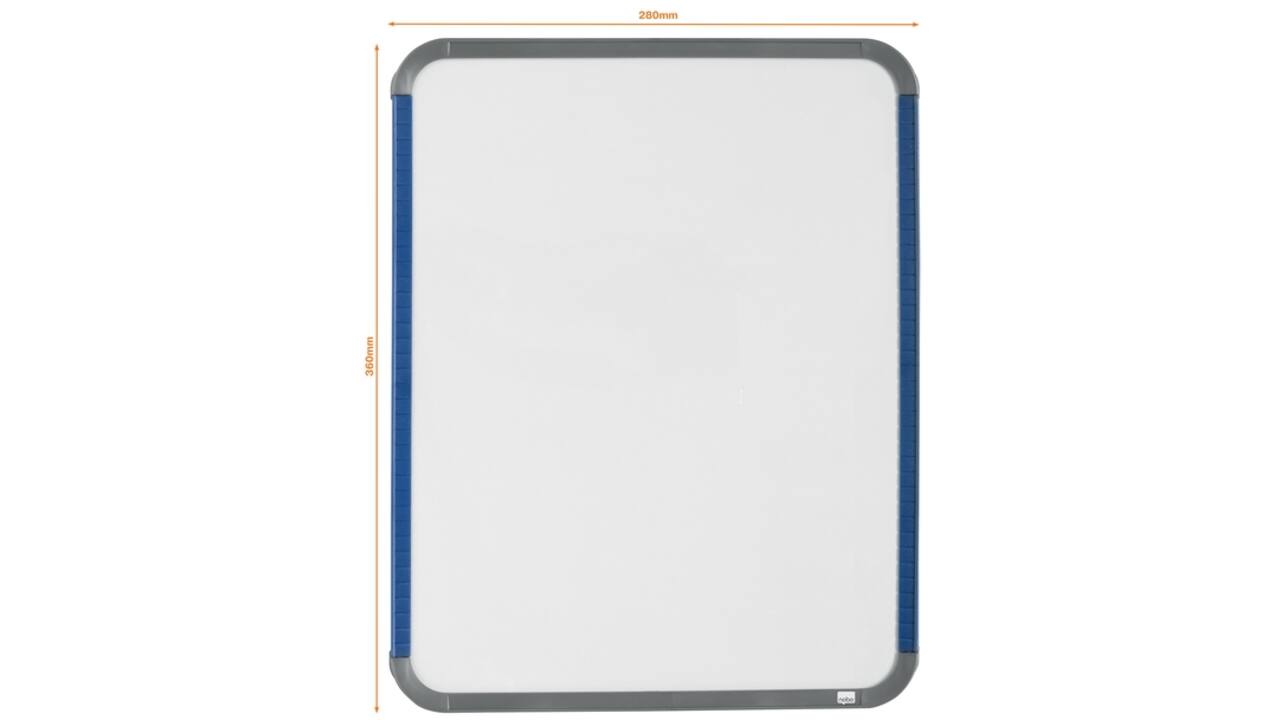 Whiteboard Nobo Slim Line 28x36cm wit