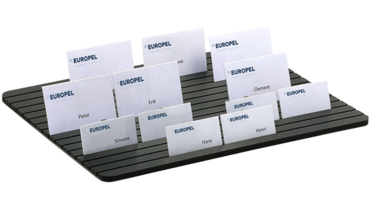 Badge uitdeelplateau Europel met 15 sleuven