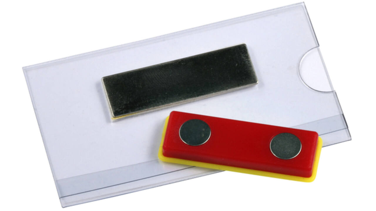 Badge Europel magnetisch 75x40mm