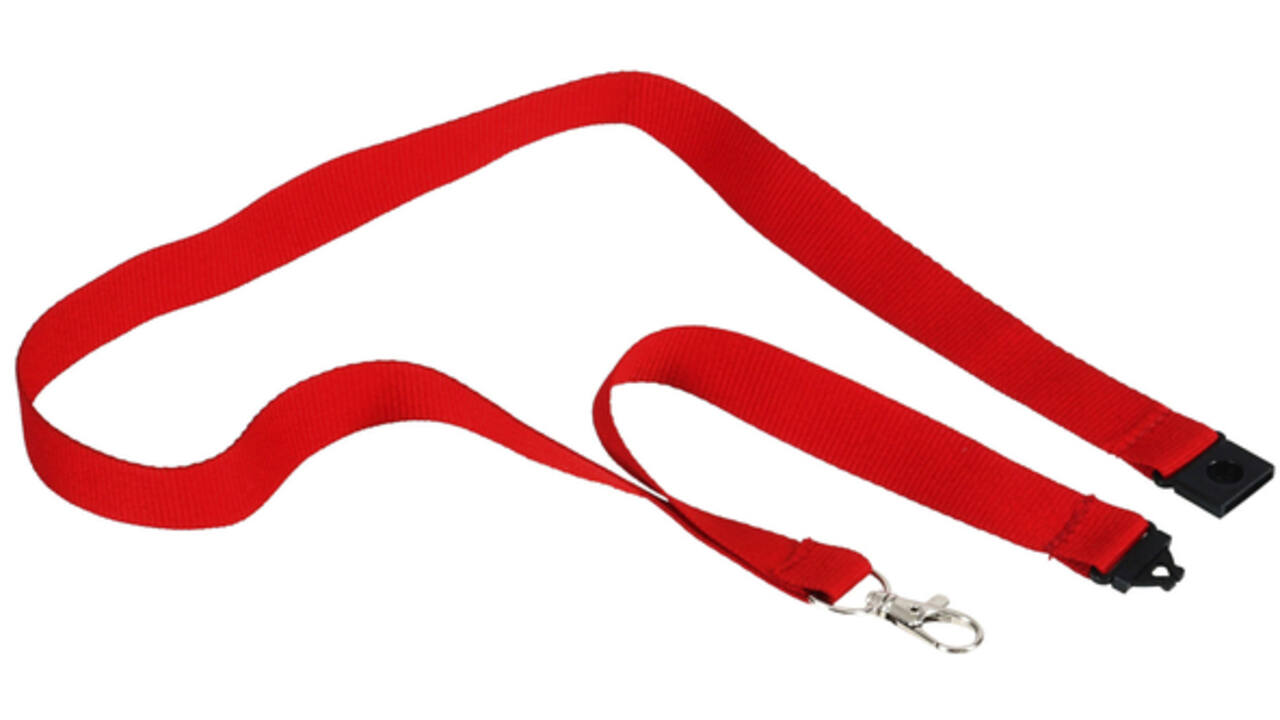 Badgekoord Europel rood