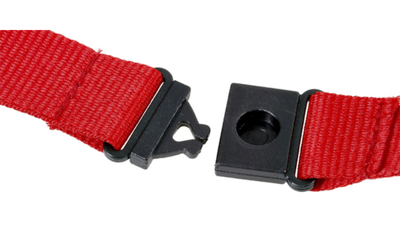 Badgekoord Europel rood