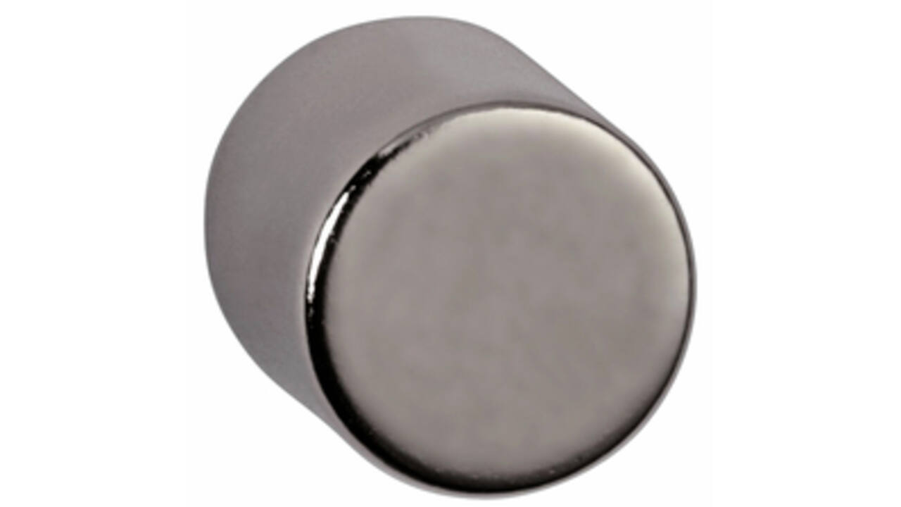 Magneet MAUL Neodymium koker 10x10mm 4kg nikkel