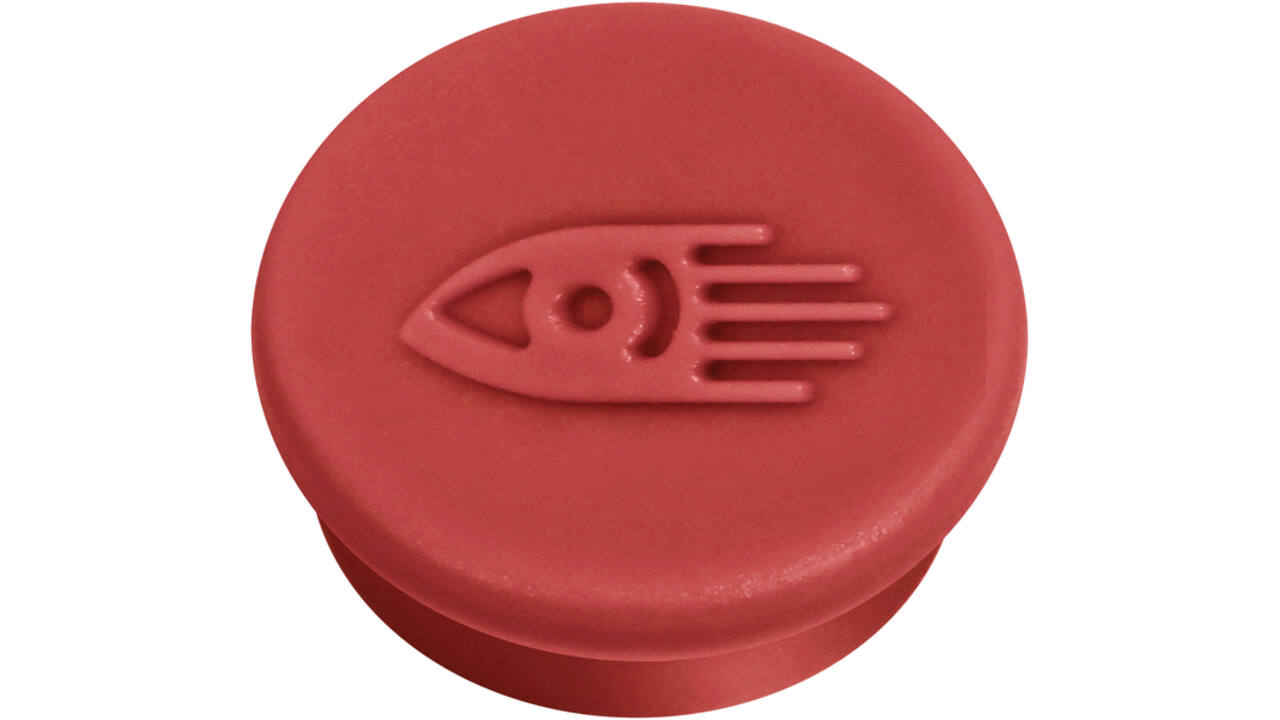 Magneet Legamaster 20mm 250gr rood 8stuks