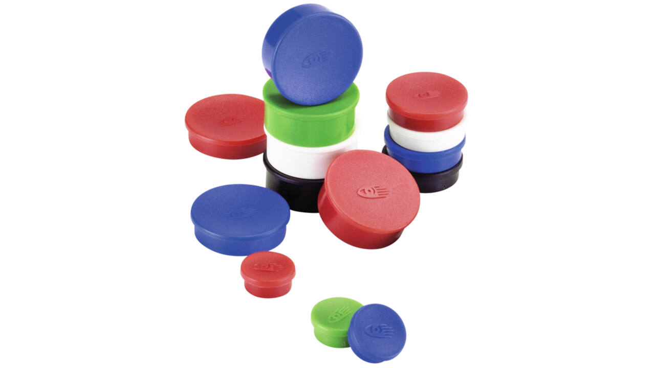 Magneet Legamaster 35mm super 2500gr groen 2stuks