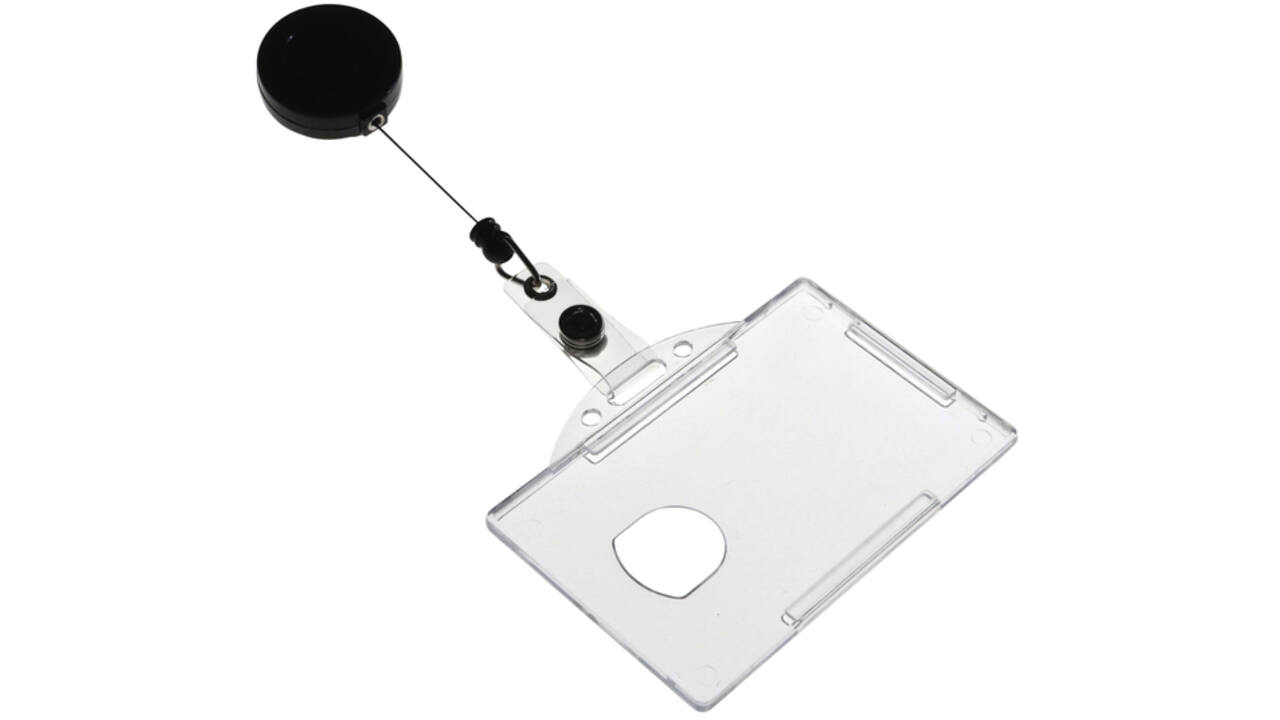 Pashouder Europel open met afroller 54x85mm