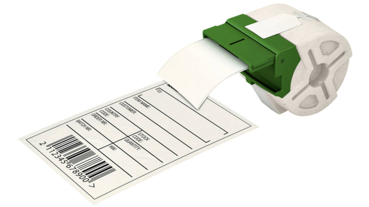 Etiket Leitz icon labelprint papier 61mmx22m wit