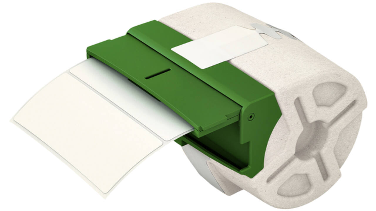 Etiket Leitz icon labelprint papier 36mmx88mm wit 600stuks