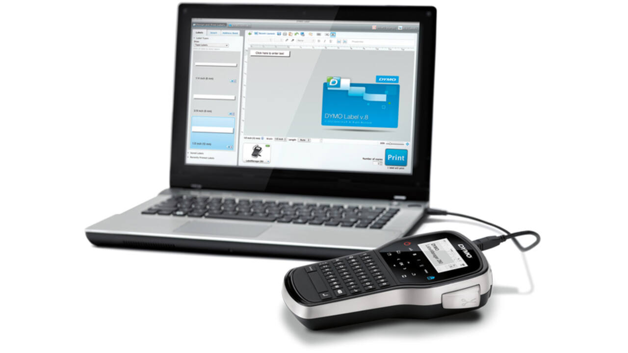 Labelprinter Dymo LabelManager 280 draagbaar qwerty 12mm zwart in koffer
