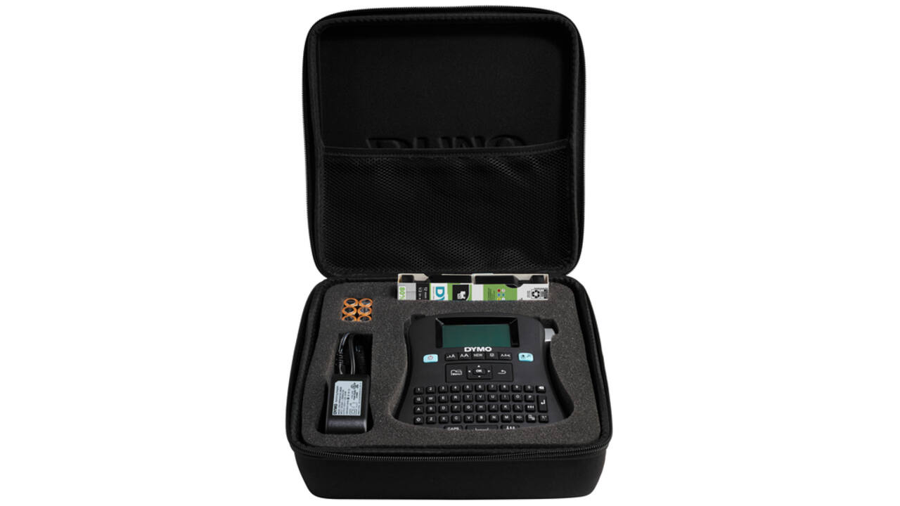 Labelprinter Dymo LabelManager 210D+ draagbaar qwerty 12mm zwart in koffer