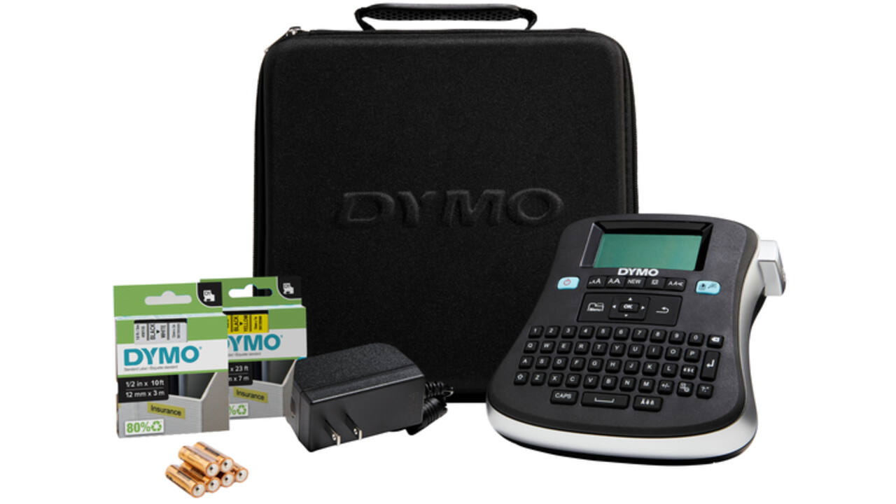 Labelprinter Dymo LabelManager 210D+ draagbaar qwerty 12mm zwart in koffer