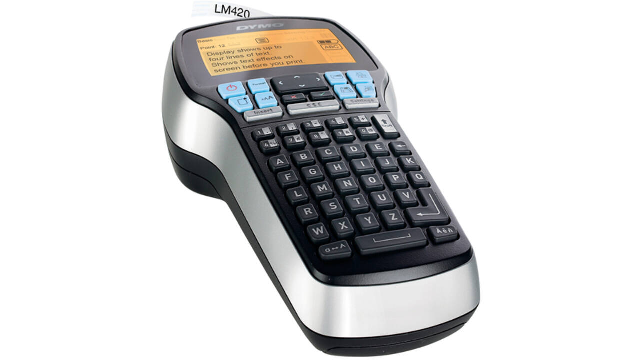 Labelprinter Dymo LabelManager 420P draagbaar abc 19mm zwart in koffer