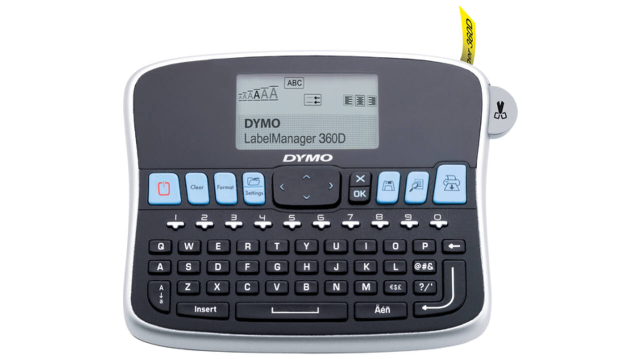 Labelprinter Dymo LabelManager 360D draagbaar azerty 19mm zwart