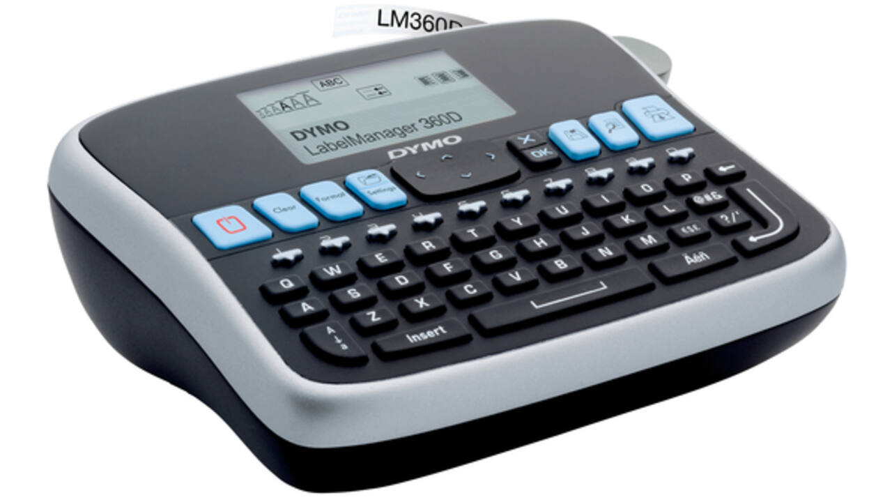 Labelprinter Dymo LabelManager 360D draagbaar azerty 19mm zwart