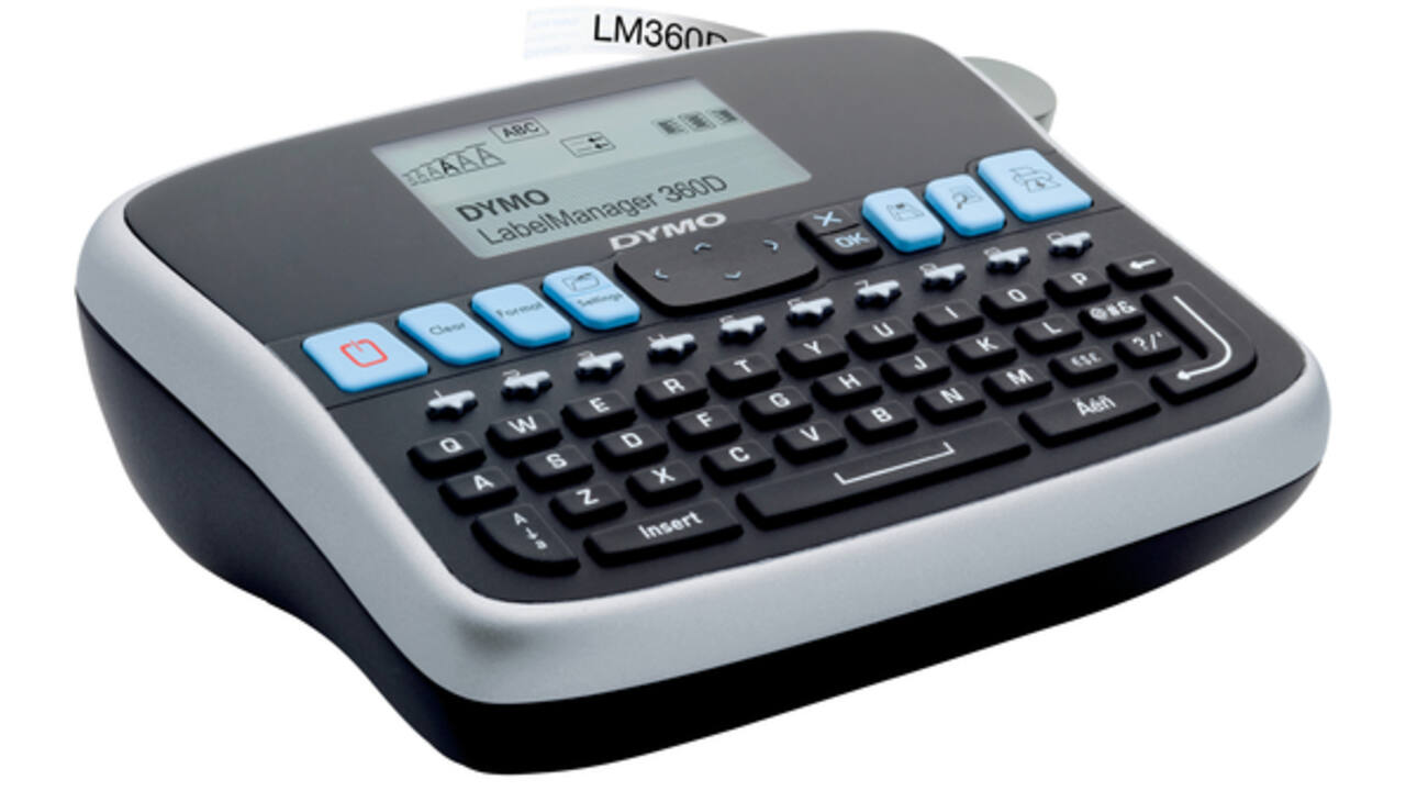 Labelprinter Dymo LabelManager 360D draagbaar qwerty 19mm zwart