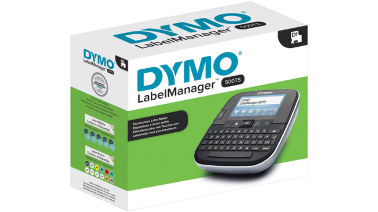 Labelprinter Dymo LabelManager 500TS draagbaar qwerty 24mm zwart
