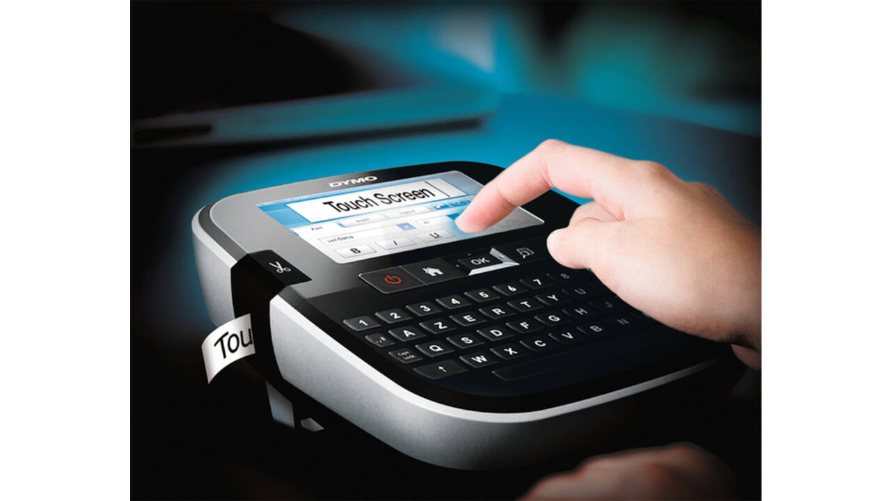 Labelprinter Dymo LabelManager 500TS draagbaar azerty 24mm zwart