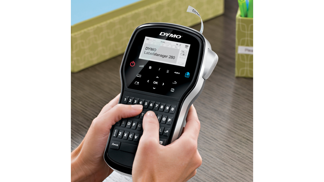 Labelprinter Dymo LabelManager 280 draagbaar qwerty 12mm zwart