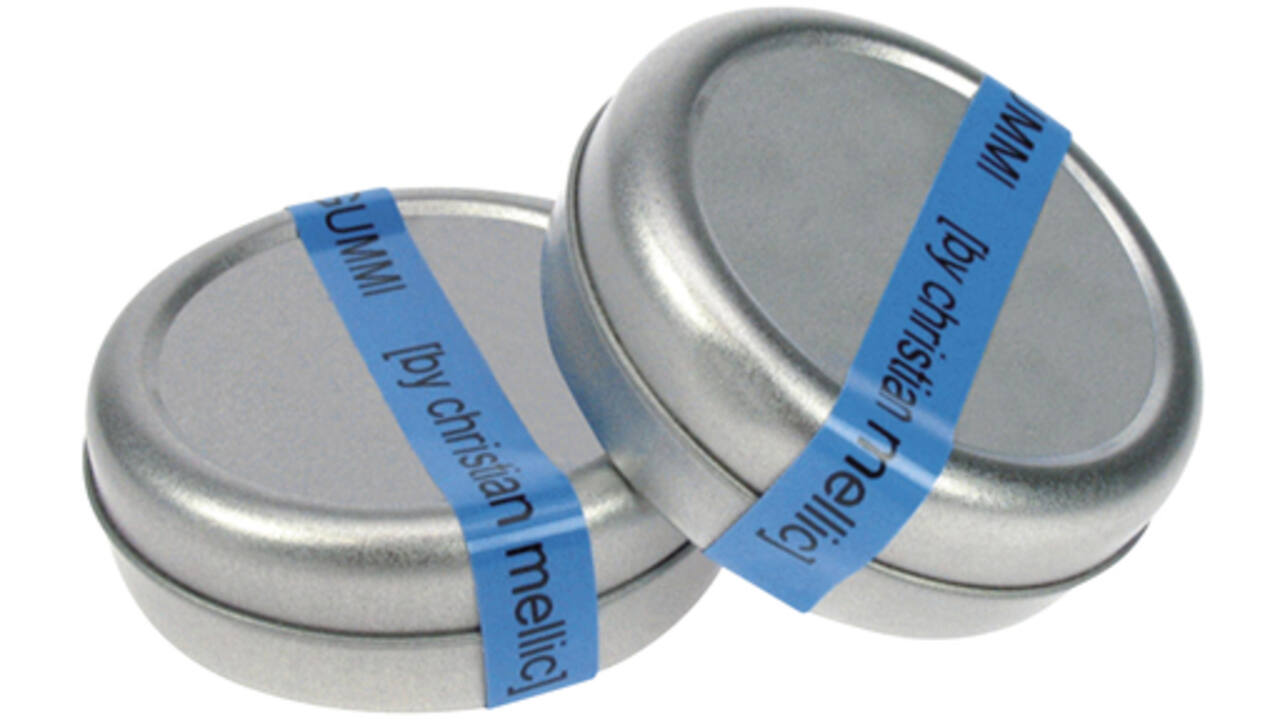 Labeltape Dymo LabelManager D1 polyester 19mm zwart op blauw