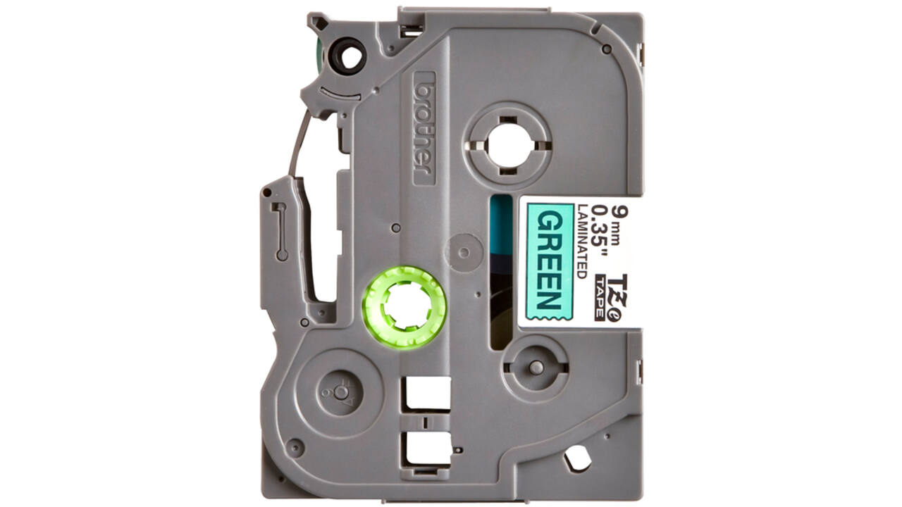 Labeltape Brother P-touch TZE-721 9mm zwart op groen