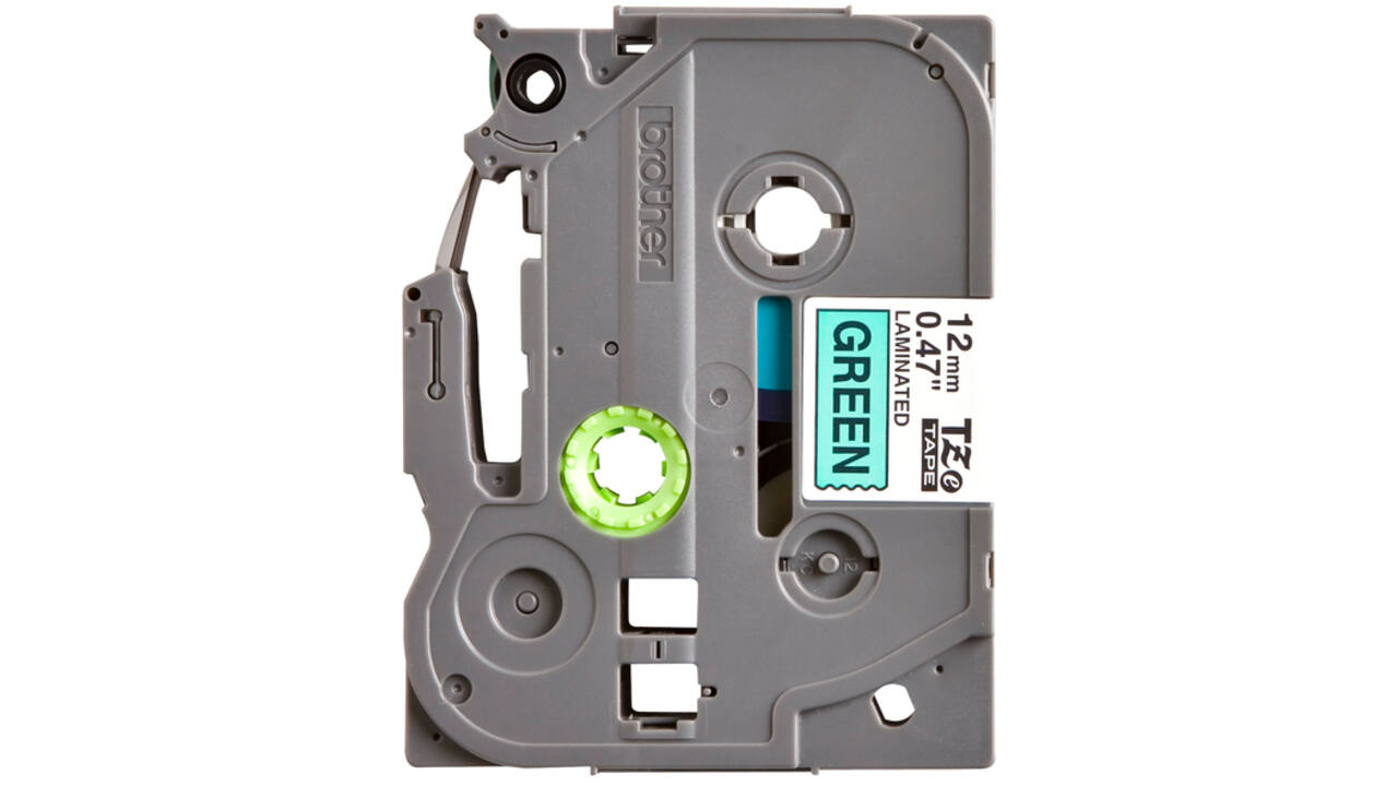Labeltape Brother P-touch TZE-731 12mm zwart op groen