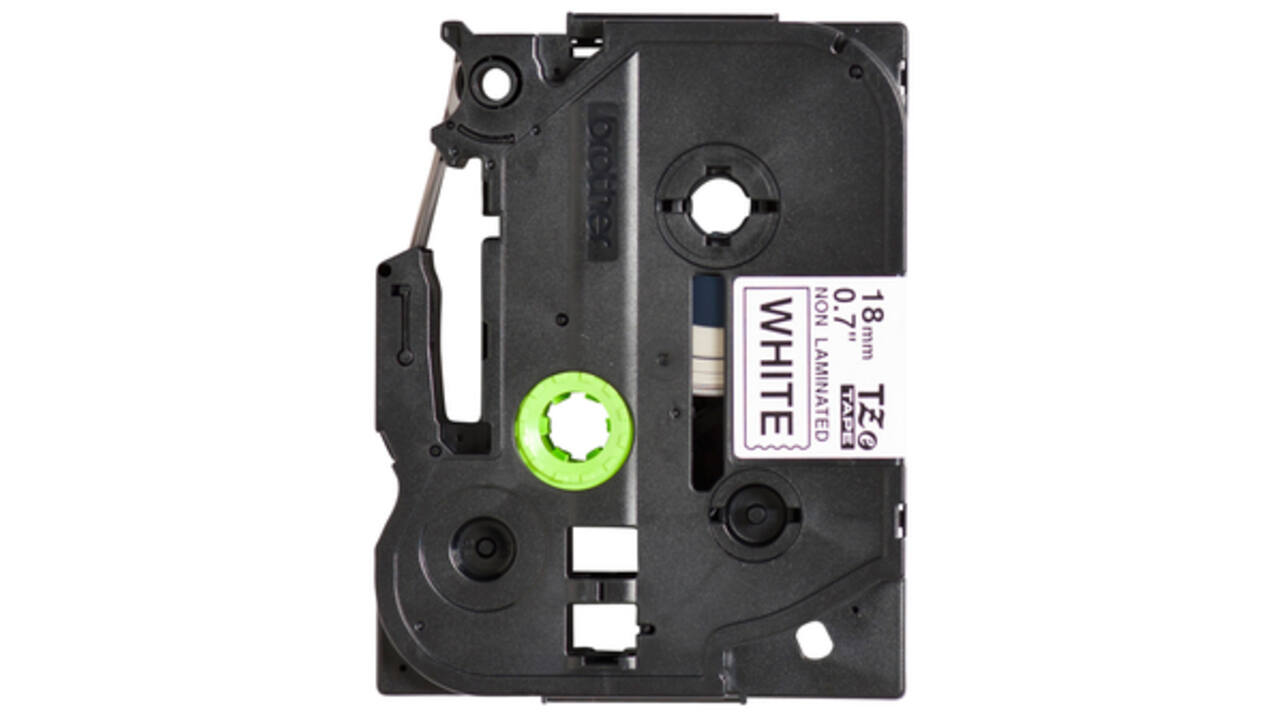 Labeltape Brother P-touch TZE-N241 18mm zwart op wit