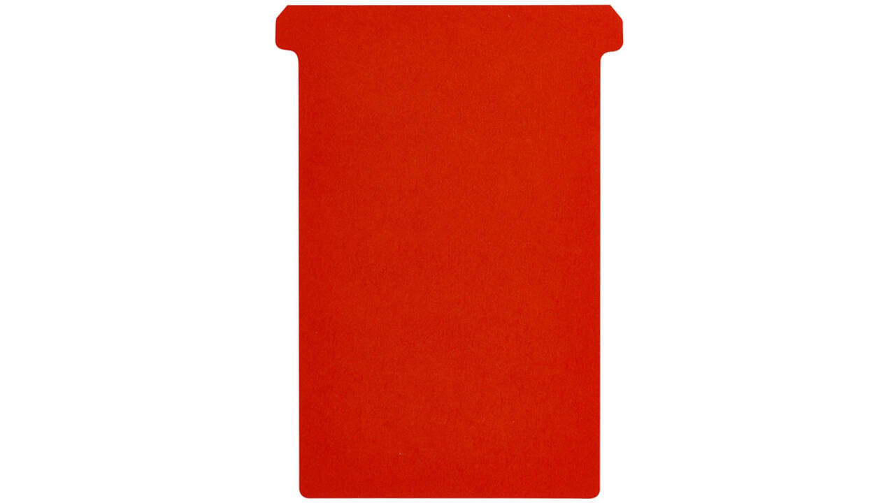 T-kaart Djois formaat 4 107mm rood 100 stuks