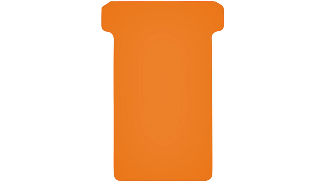 T-kaart Djois formaat 2 48mm oranje 100 stuks