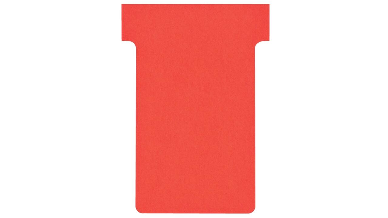 T-kaart Nobo nr.2 48mm rood 100 stuks
