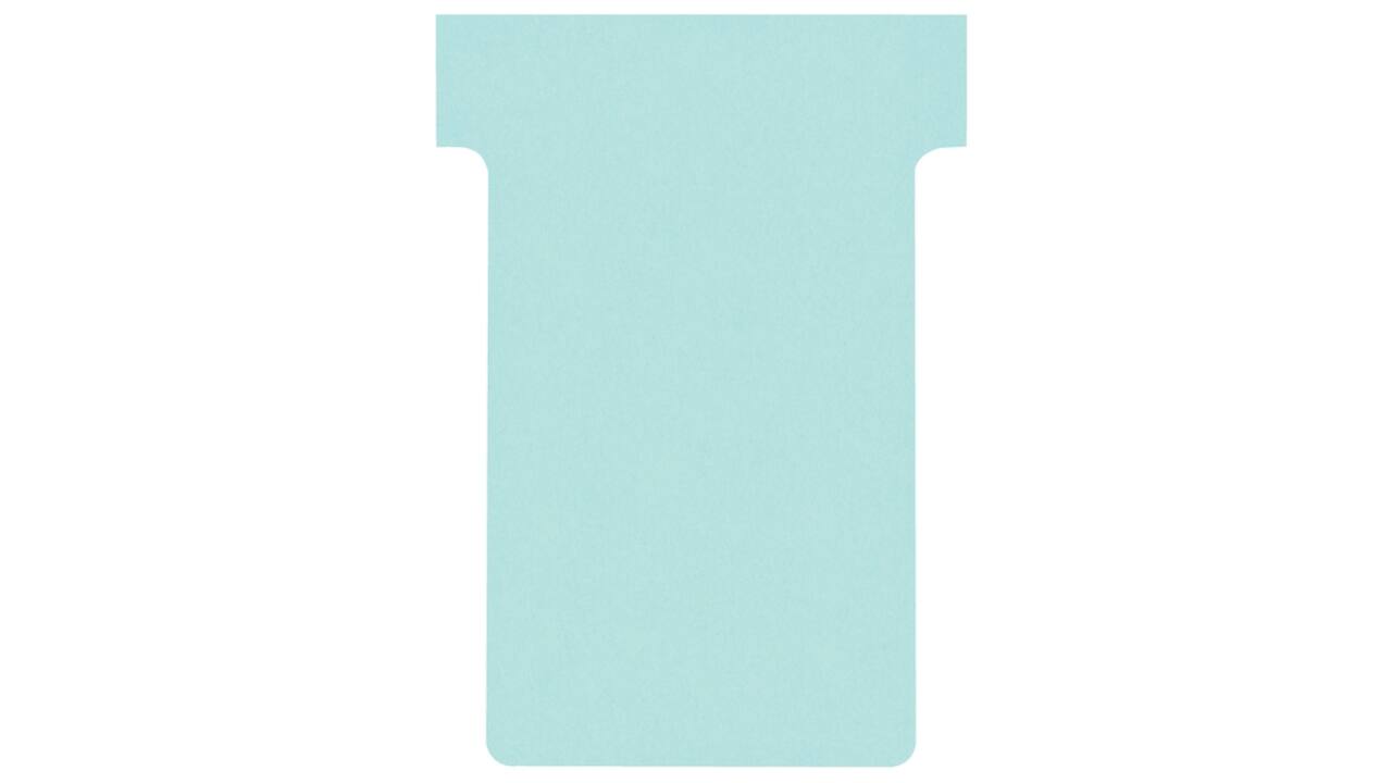 T-kaart Nobo nr.2 48mm blauw 100 stuks
