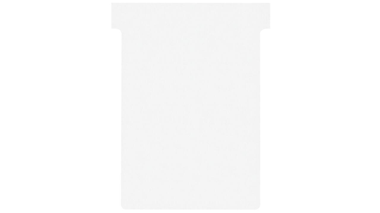 T-kaart Nobo nr.3 80mm blauw 100 stuks