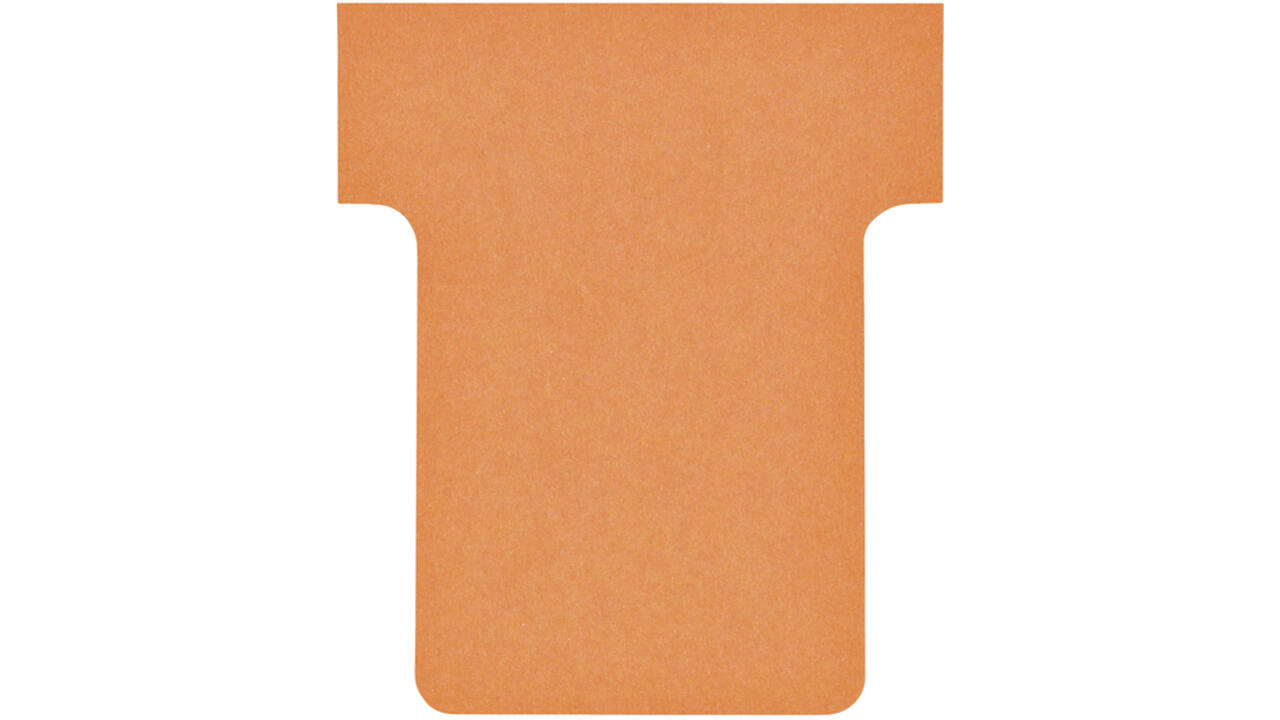 T-kaart Nobo nr 1.5 36mm oranje 100 stuks