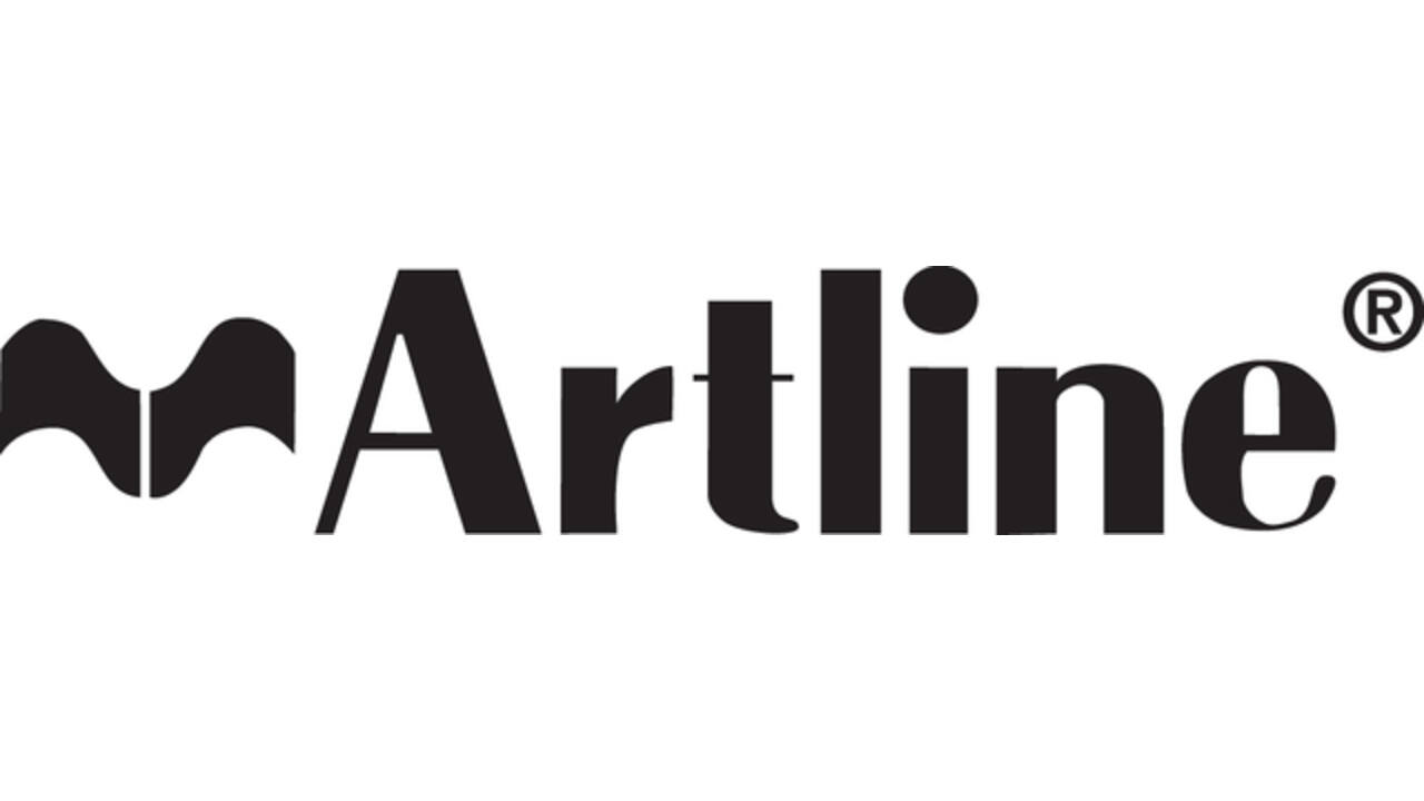 Viltstift Artline 100 schuin 7.5-12mm zwart