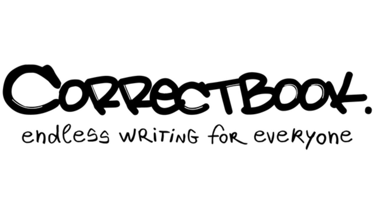 Viltstift Correctbook uitwisbaar rond fijn zwart