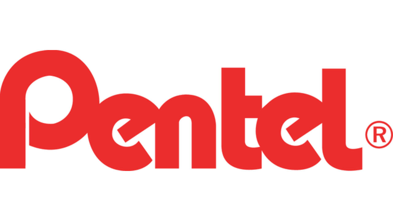 Gelschrijver Pentel BL77 Energel medium zwart-rood-blauw-groen blister à 4 stuks