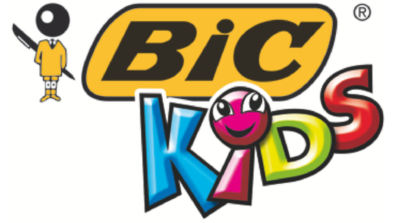 Kleurstift BicKids Visa fijn assorti etui à 12 stuks
