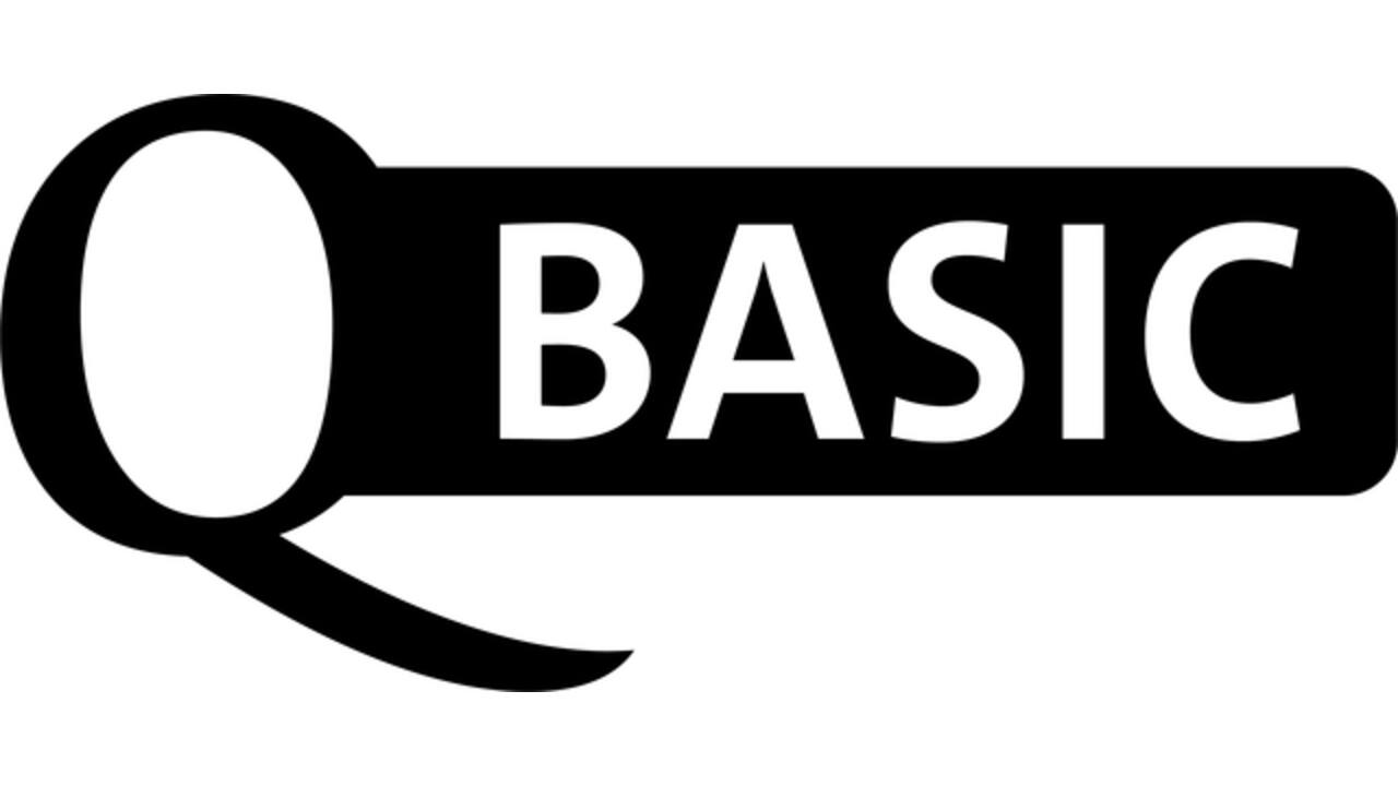 Schrift Qbasic met harde kaft A5 400blz lijn zwart
