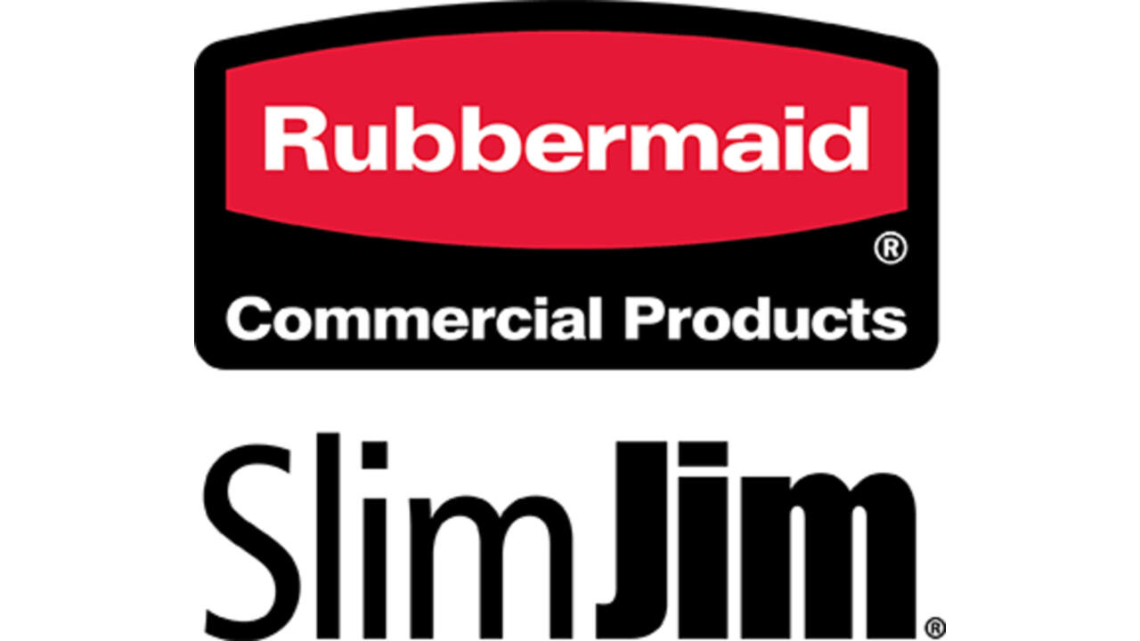 Afvalbak Rubbermaid Slim Jim Vented met luchtsleuven 87L grijs