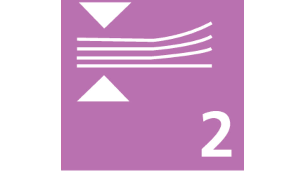 Menukaart Securit Trendy A5 1 x 2 tassen zwart