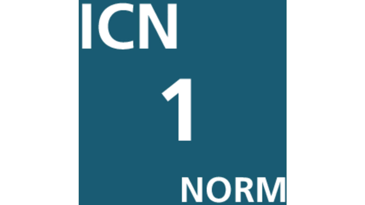 Binnenmap Quantore ICN1 folio met ponsgaten chamois