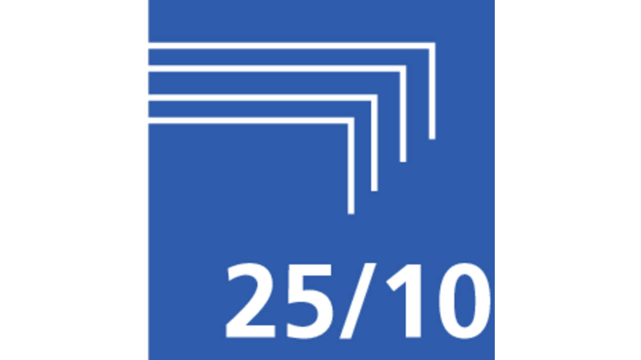 Nieten Leitz 25/10 verzinkt 1000 stuks