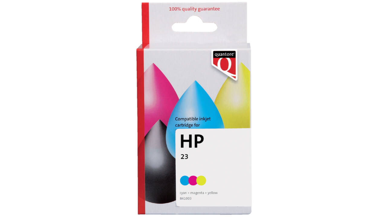 Inktcartridge Quantore alternatief tbv HP C1823D 23 kleur