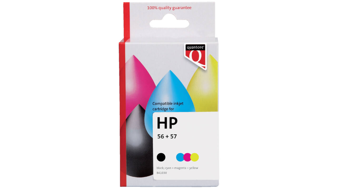 Inktcartridge Quantore alternatief tbv HP SA342AE 56 57 zwart kleur
