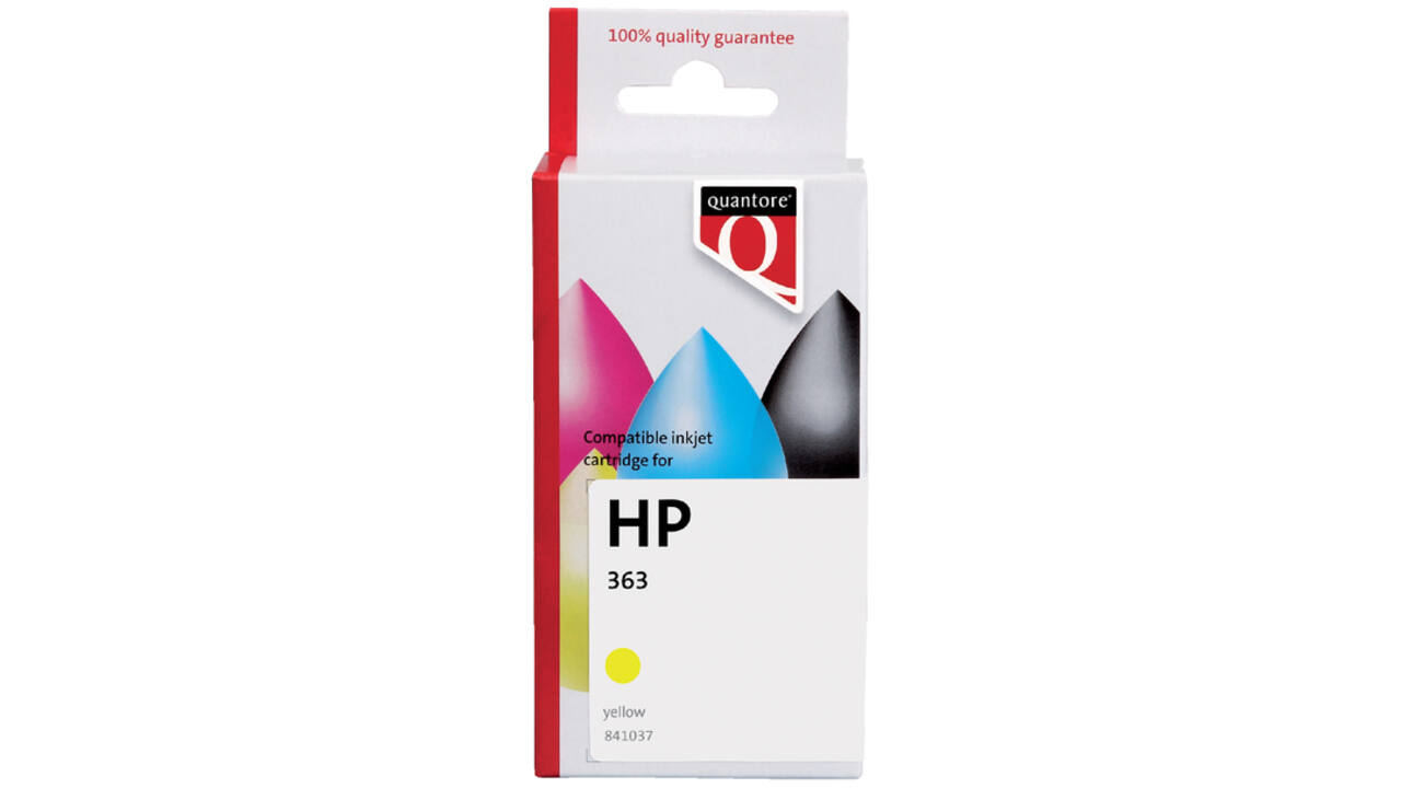Inktcartridge Quantore alternatief tbv HP C8773EE 363 geel