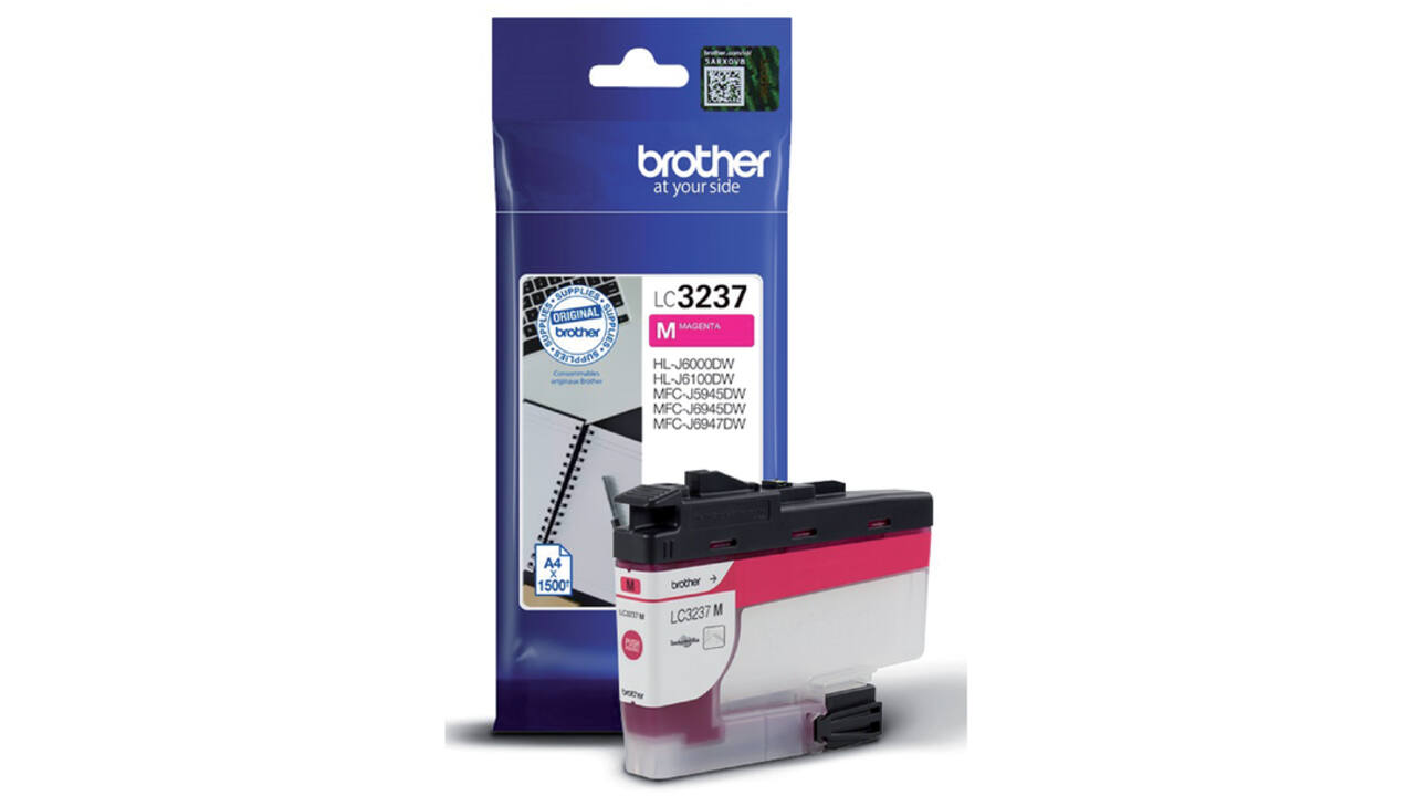 Inktcartridge Brother LC-3237M rood